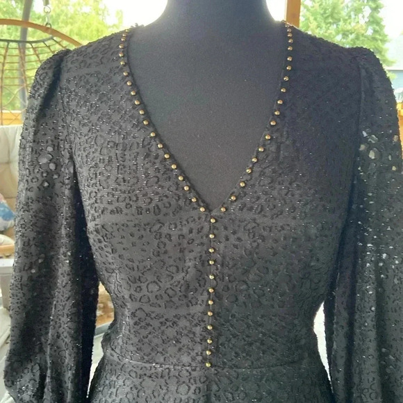 Joie | Breena Long Sleeve Embellished Dress - Picture 6 of 12